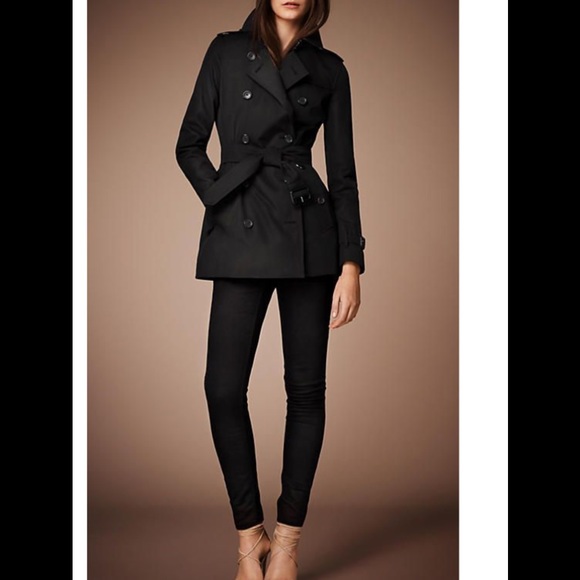 zara black trench coat